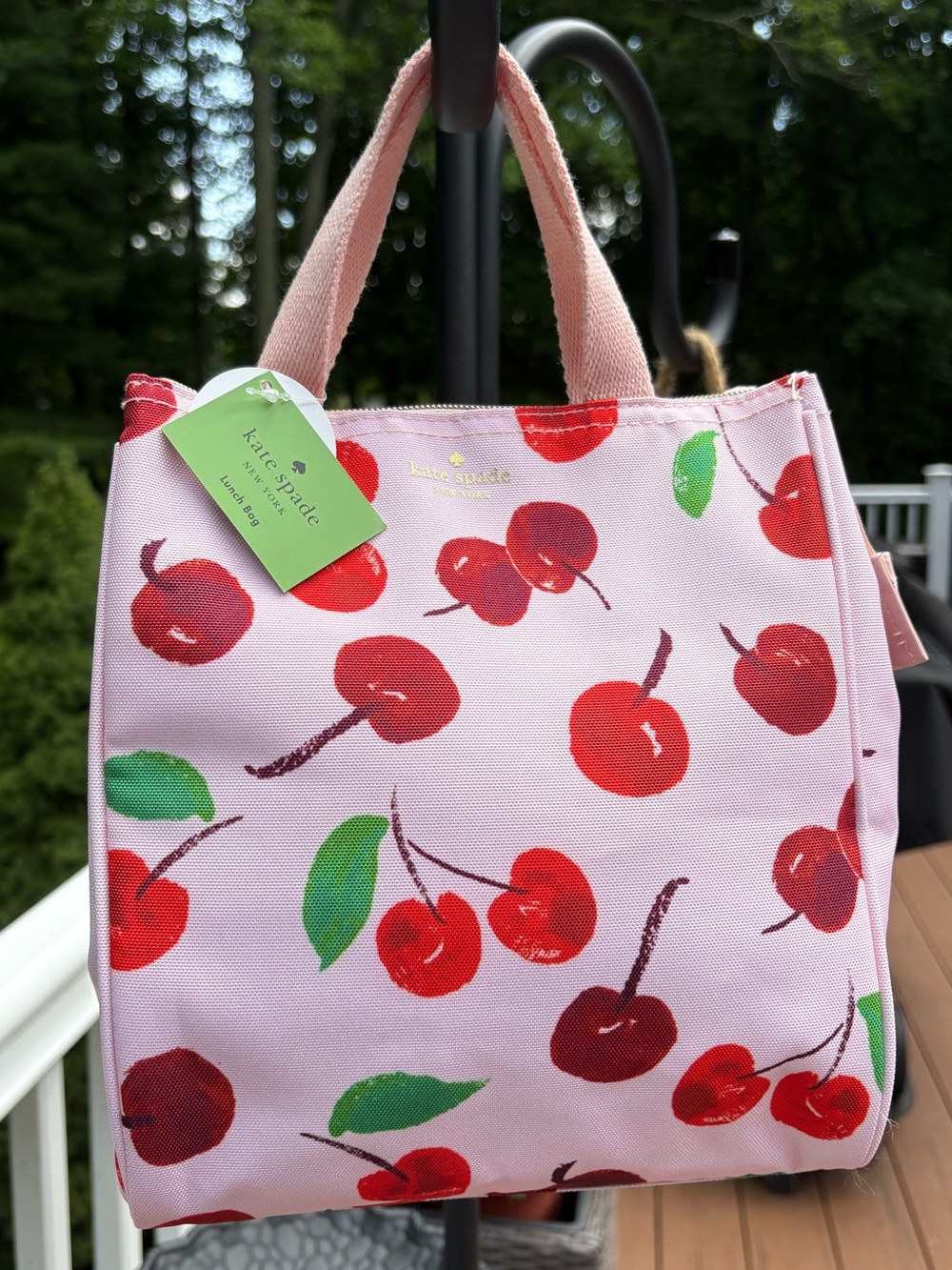 NWT Kate Spade Cherries Lunch Bag